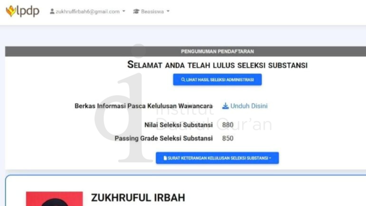GA Berita Zukhruf LPDP
