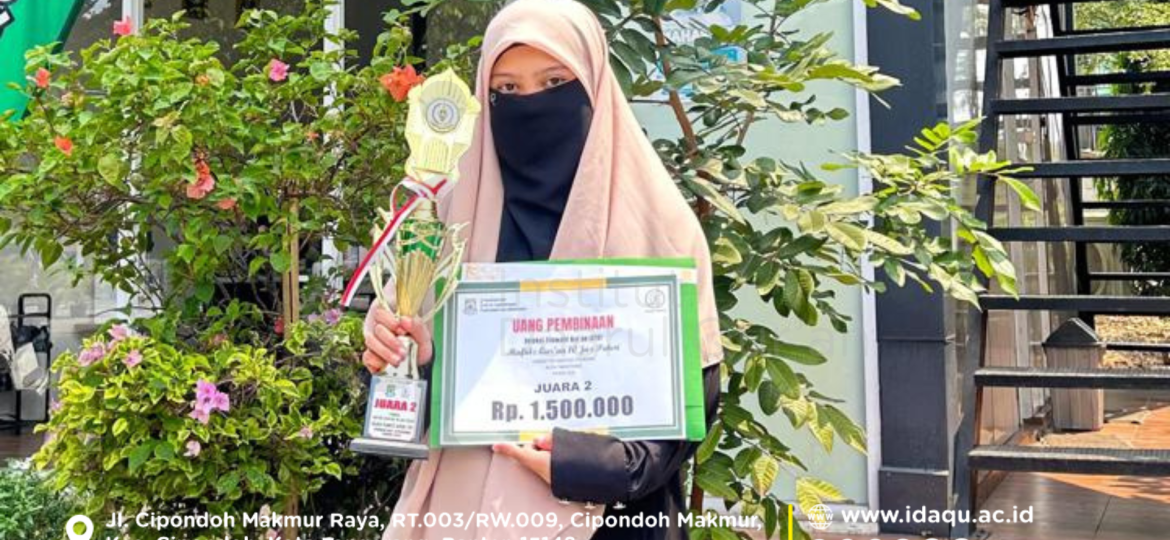 Nazwa Choirunisa Mahasiswa IDAQU Jakarta Berprestasi