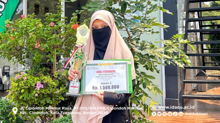 Nazwa Choirunisa Mahasiswa IDAQU Jakarta Berprestasi